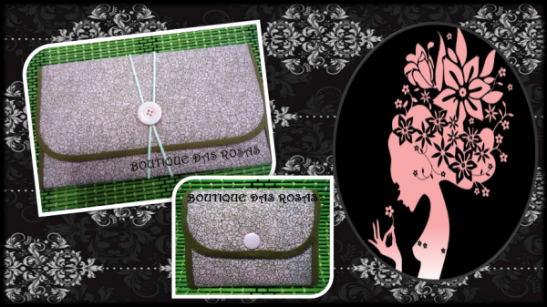 Conjunto bolsa-carteira + porta-moedas