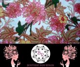 Floral rosa, marrom e amarelo