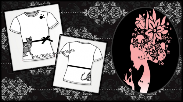 Blusa felino com laço