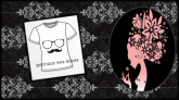 Blusa mustache nerd