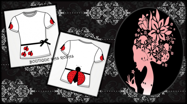 Blusa com joaninha nas costas