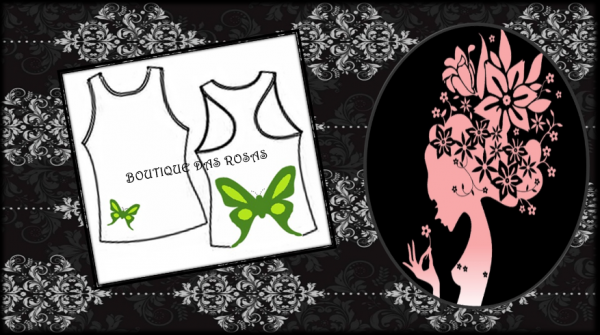 Blusa borboleta nas costas